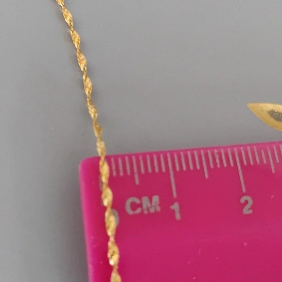 Flash Sale!14 K yellow gold necklace - Picture 4 of 12